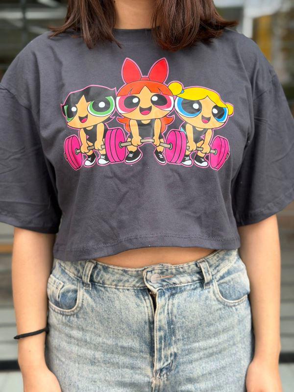 CROP TOP CON DIBUJO PREMIUM