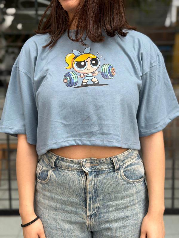 CROP TOP CON DIBUJO PREMIUM