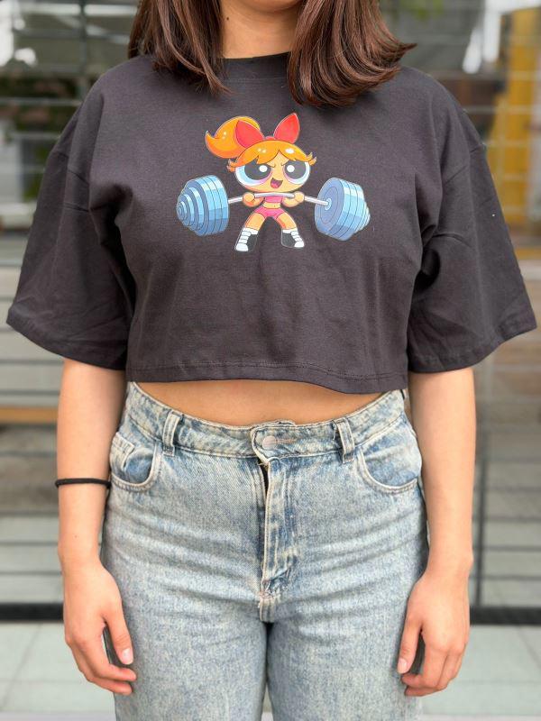 CROP TOP CON DIBUJO PREMIUM