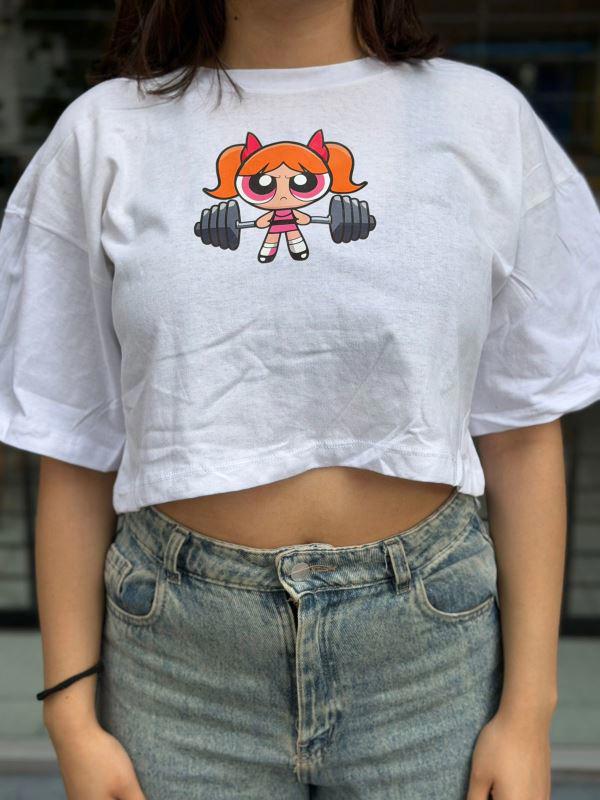 CROP TOP CON DIBUJO PREMIUM