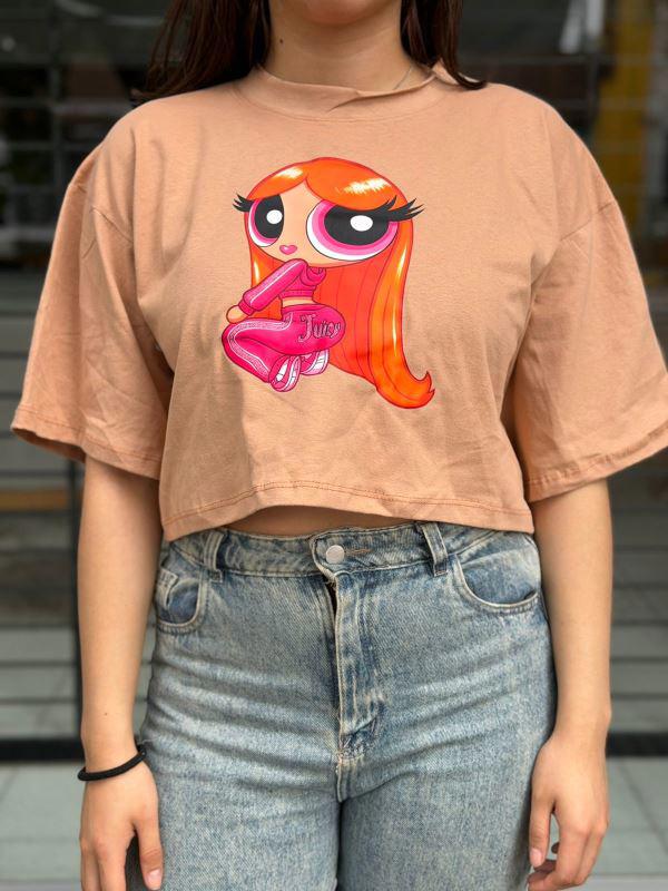 CROP TOP CON DIBUJO PREMIUM