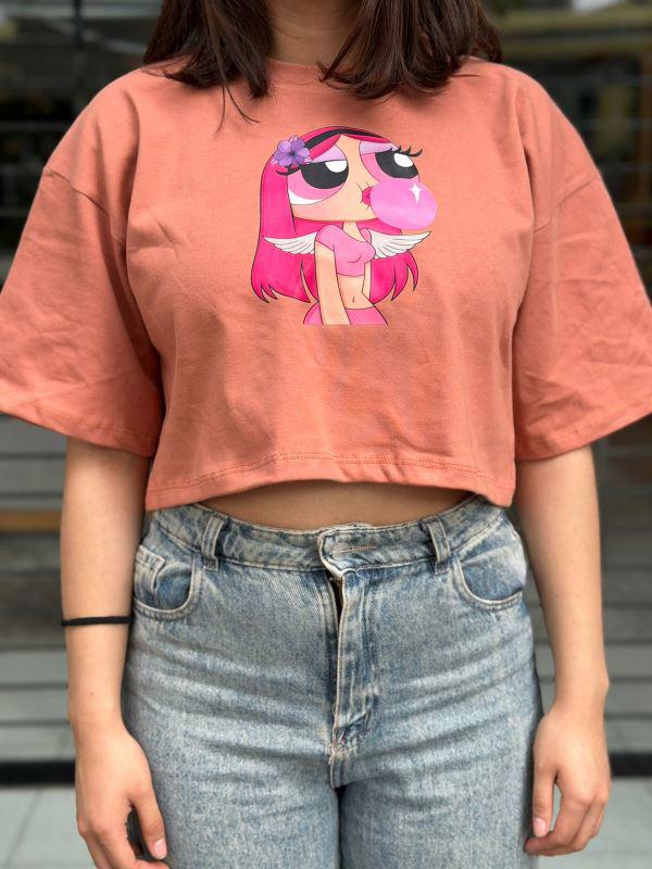 CROP TOP CON DIBUJO PREMIUM