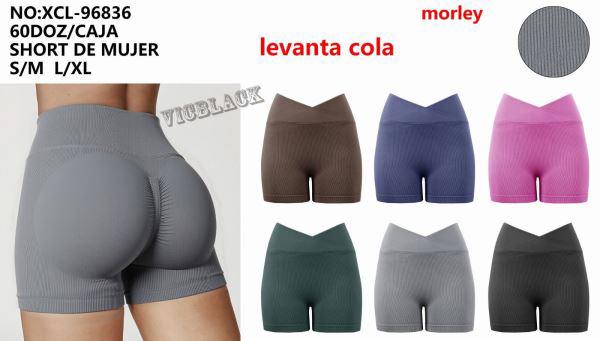 CALZA CORTA MORLEY CRUZADA VICBLACK