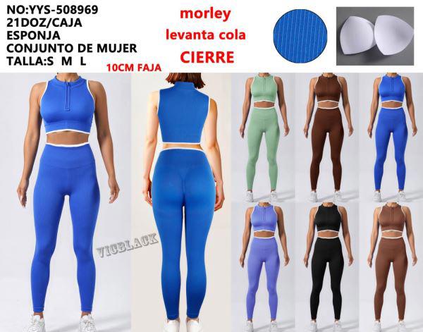 CONJUNTO TOP Y CALZA LARGA VICBLACK