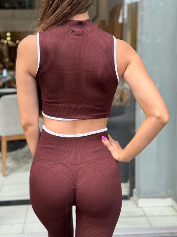 CONJUNTO TOP Y CALZA LARGA VICBLACK