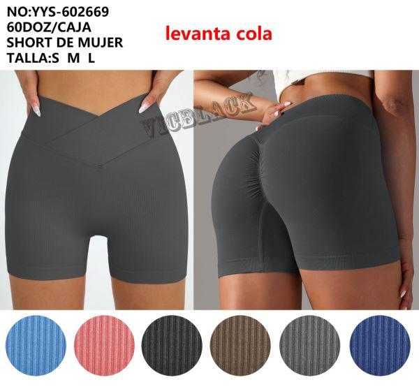 CALZA CORTA CRUZADA VICBLACK